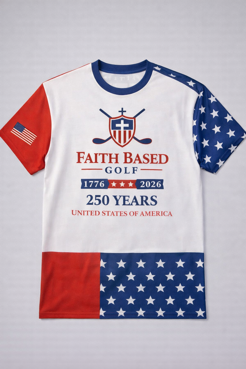 250th Year USA Faith Based Golf Tee
