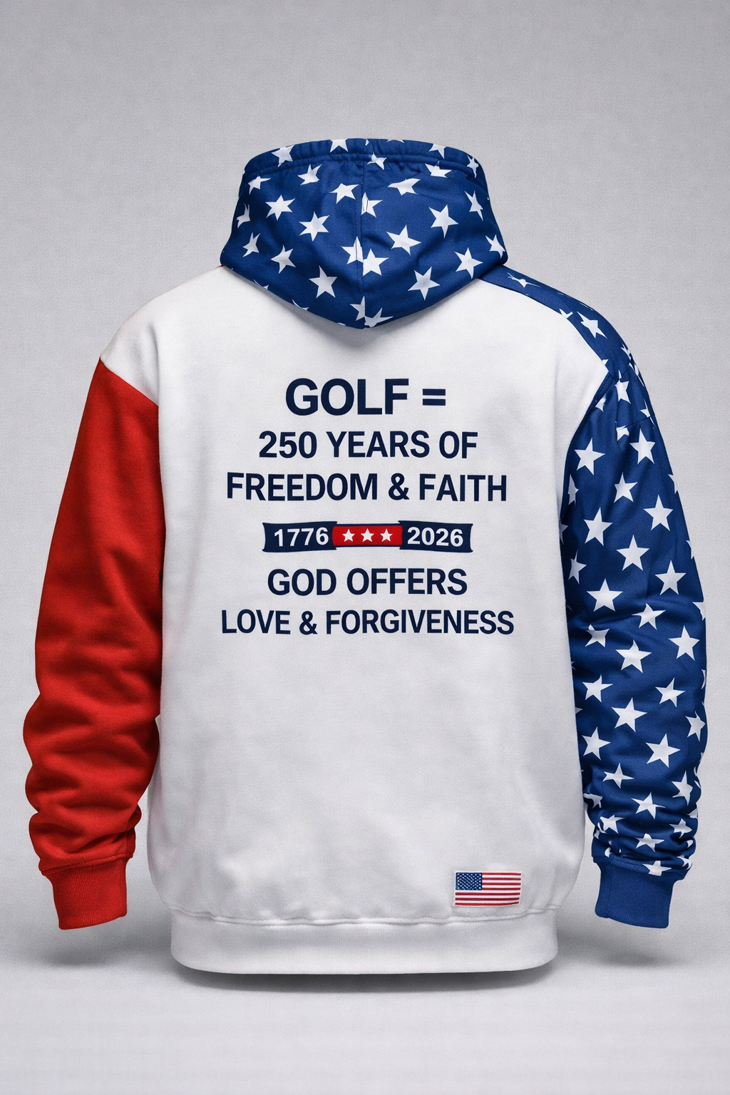 250th Year USA Faith Based Golf Hoodie