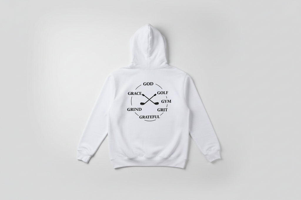 White Hoodie Back